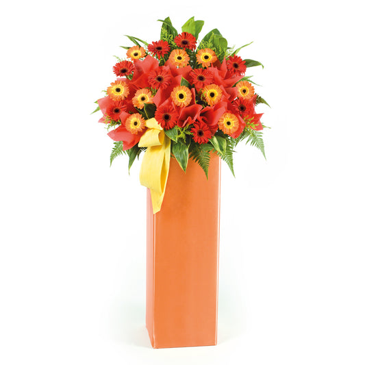 HKGX08 - Jubilant Dawn - Congratulatory Flower Stand