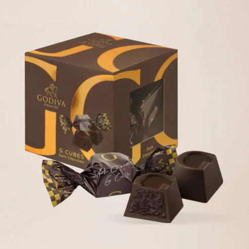 Dark Chocolate G Cube Truffle - 5pcs