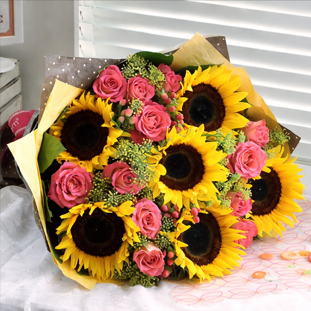 HKPW80 - Sunny Beauty - Flower Bouquet
