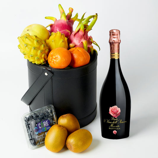 HKMDG03-精選果籃  Premium Fruit Hamper With Sparkling Wine