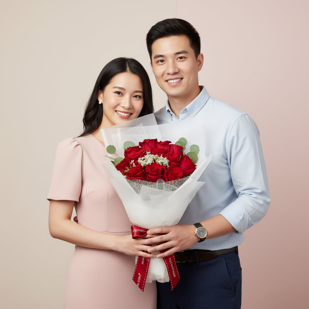 HKPD30 - Be Mine - Valentine's Day Flower Bouquet