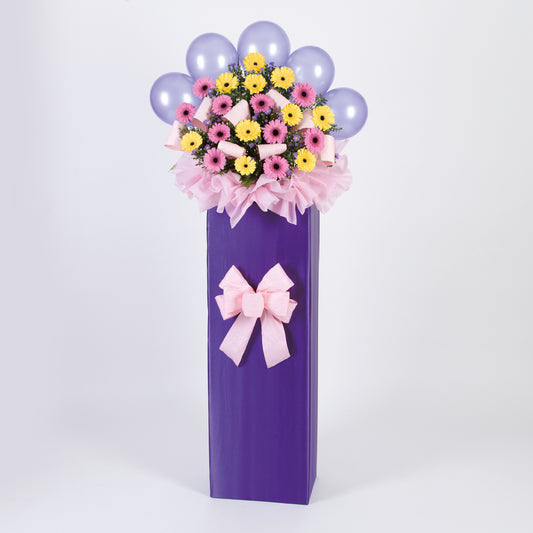HKGX01 - Purposeful Blessings - Congratulatory Flower Stand