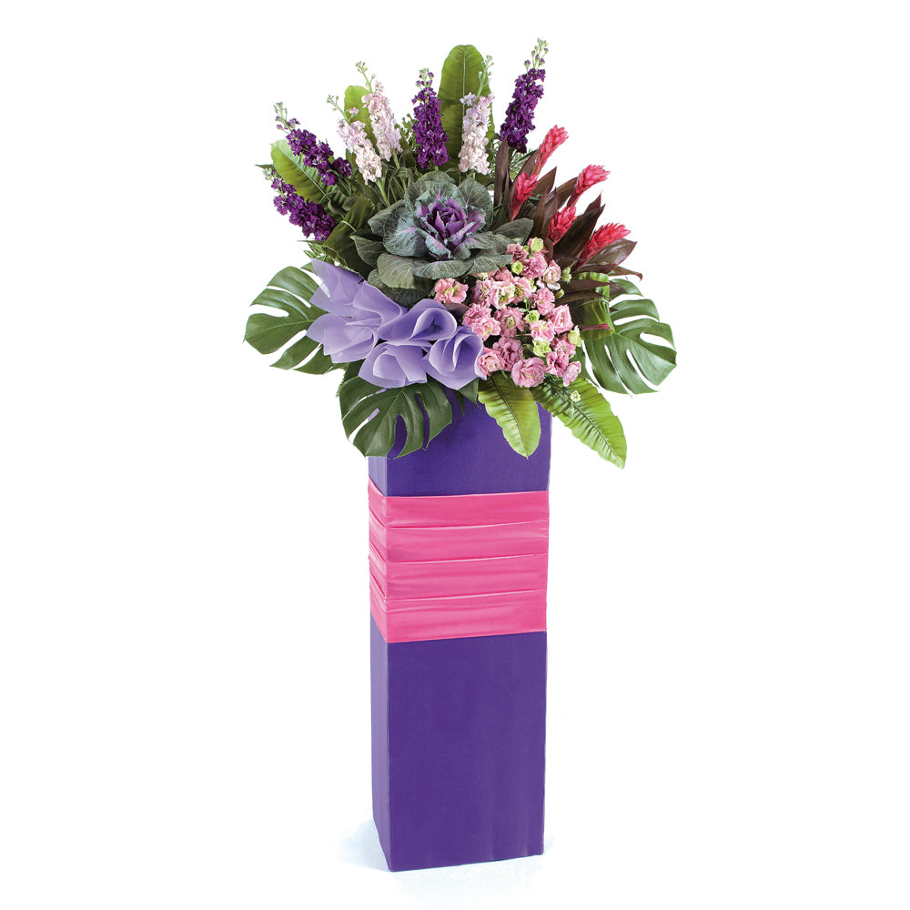 HKGX17 - Blooming Pursuits - Congratulatory Flower Stand