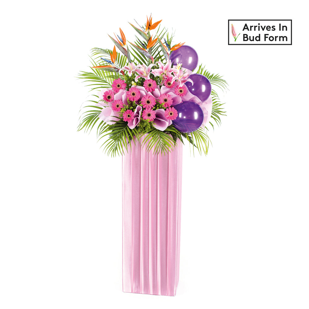 HKGX18 - Wondrous Attainment - Congratulatory Flower Stand