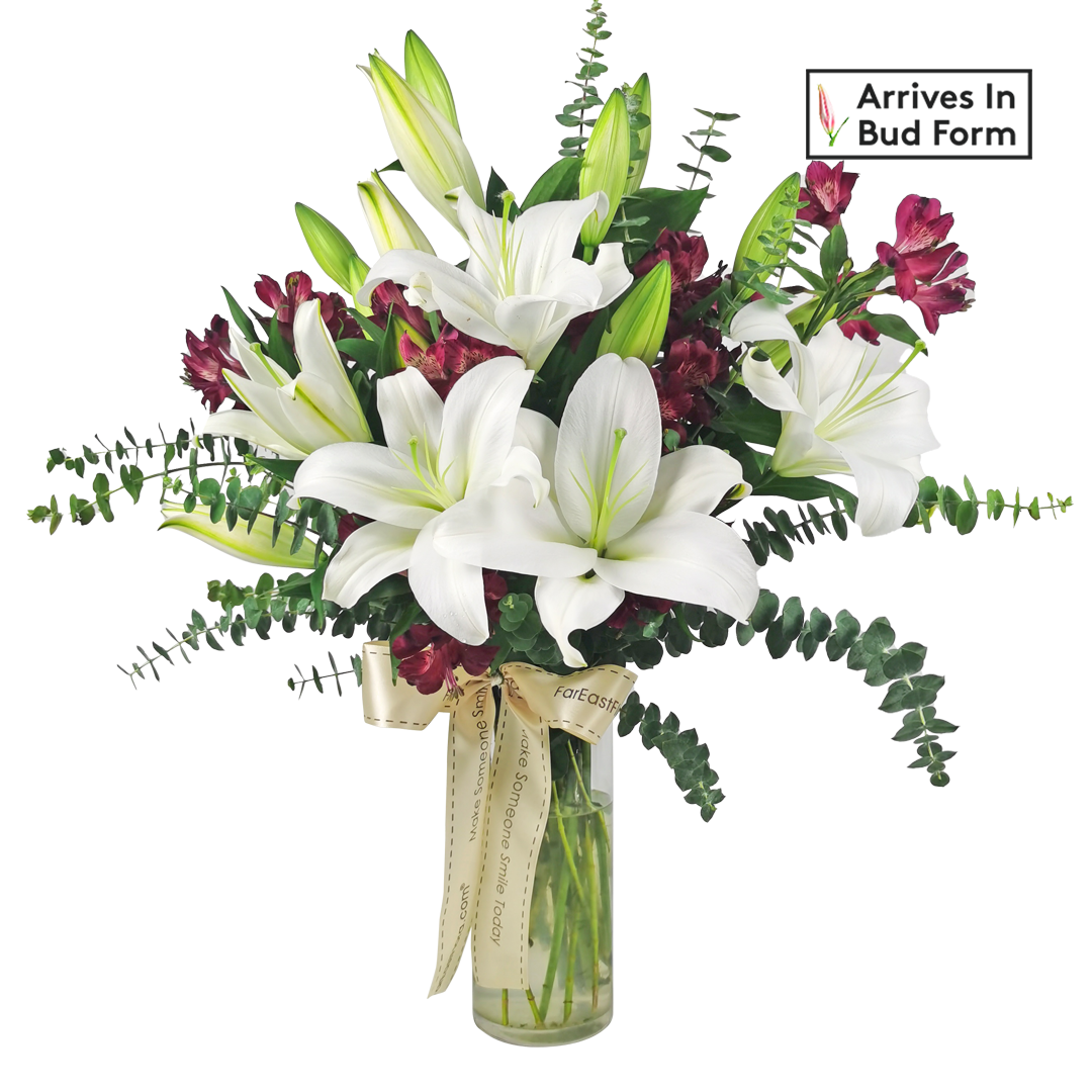 white lily hong kong Lily - Liliana Table Flowers