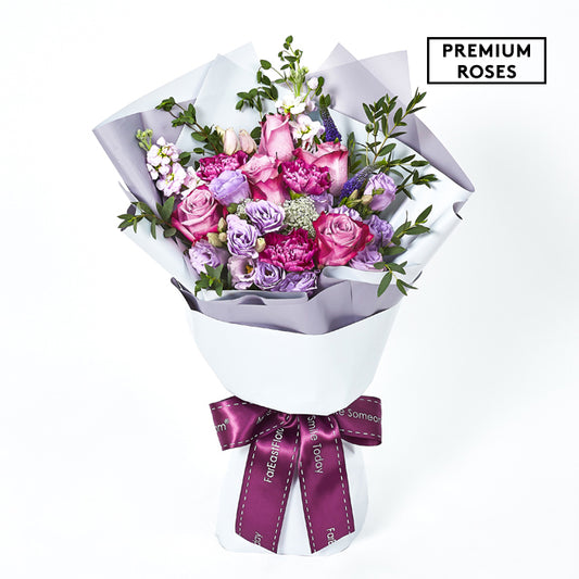 HKPD36 - Passionate Embrace - Premium Roses Flower Bouquet