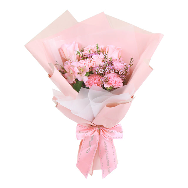 HKPE36 - Sakura Bloom - Carnation Flower Bouquet