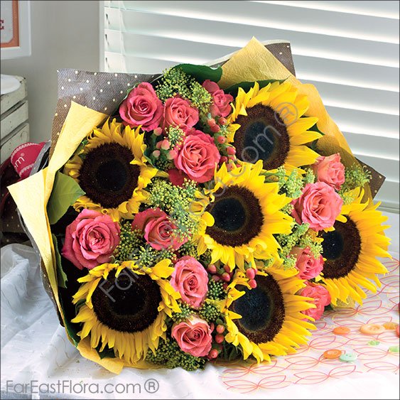 PW80 - Sunny Beauty - Flower Bouquet
